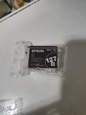 Genuine Epson 127 Extra High Capacity XL Black Ink Cartridge • $12.56