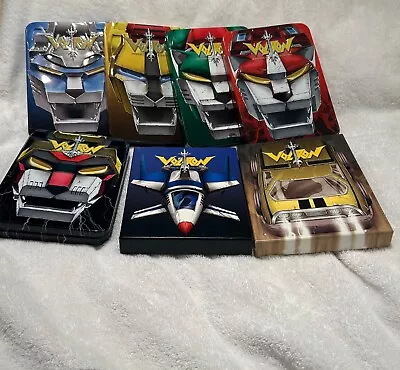 Voltron DVD Collection Vol 1 - Vol 7 Five Tins Two Boxes 108 Episode 80s Cartoon • $99.99