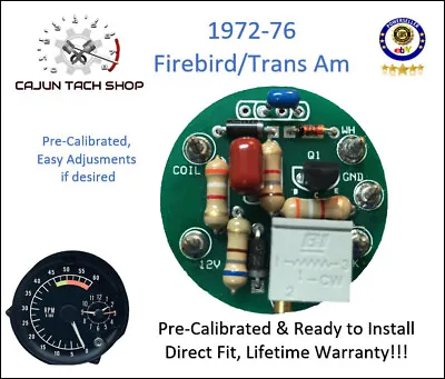 1970-76 Pontiac Firebird/Formula/Trans Am Tachometer Circuit Board - NEW! • $32.99