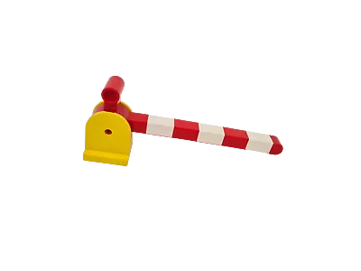 Lego® Duplo TRAIN Crossing Gate Crossbar With Red Stripes Pattern YELLOW • $6.55