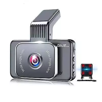 1440P WIFI GPS Dash Cam Dual Front And Rear Video DVR Recorder Night Vision Kit • $82.19