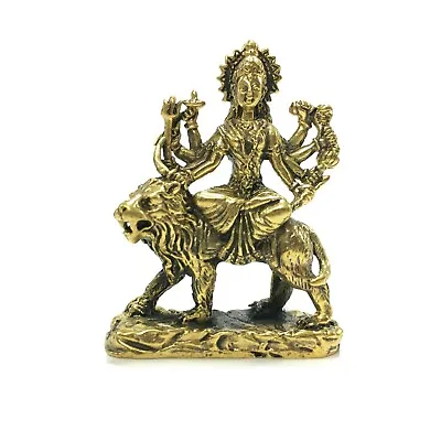 $25 • Buy Durga Maa Statue Brass Hindu Warrior Goddess Of Victory Murti Devi Parvati Kali 