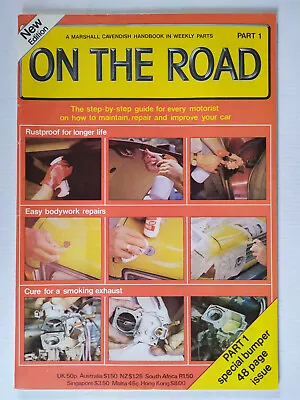 On The Road Marshall Cavendish Motoring Car Magazine Partworks 1980  Number 1 • £4.49