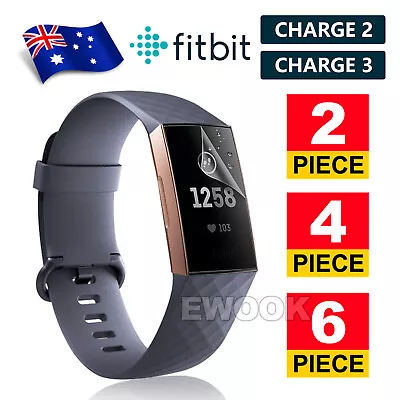 $3.35 • Buy For Fitbit Charge 3 / Charge 2 Screen Protector TPU HD Full Coverage Real Film