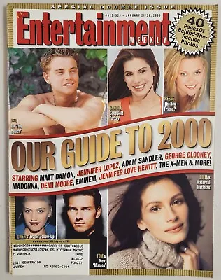 Entertainment Weekly Magazine January 2000 Leonardo DiCaprioJulia Roberts • $14.38