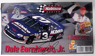 DALE EARNHARDT JR. Signed TEAM NABISCO RACING Advertising Coupon 1999 • $29.99
