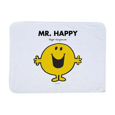Mr. Happy Blanket Mr Men Home Cosy Soft Throw • £20