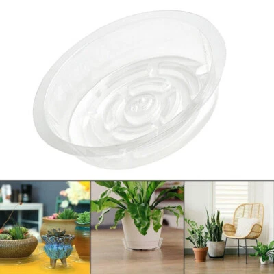 £5.99 • Buy 10 X Saucer Base Round Plant Flower Pot Plate Water Drip Tray Planter Garden