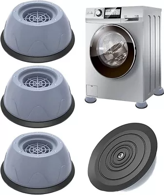 4 X Washing Machine Support Feet Universal Anti-Vibration  Foot Pad Feet Pads • £2.99