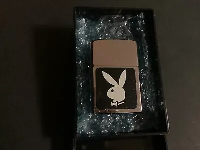 Authentic Zippo Lighter Playboy Bunny Black White Bradford Usa • $38