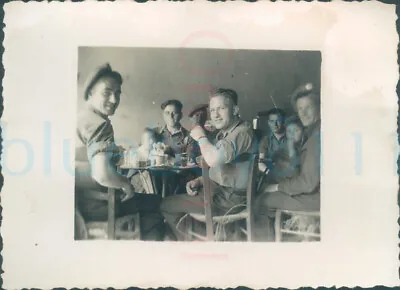 £9.55 • Buy WW2 A Royal Engineers In Cafe Patras Greece  3.2x2.3  Orig Photo