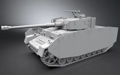 Panzer Mark 4 Tank Ww2   1/24th Resin Printed • £80