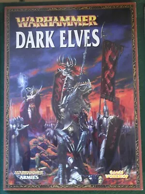 LOT#181  WFB Warhammer Army Book Dark Elves  Games Workshop Core 7th Ed Rulebook • £10.50