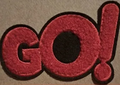 $7.65 • Buy Go! Chenille Embroidered Iron On Patch