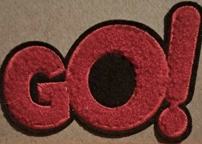 $7.65 • Buy Go! Chenille Embroidered Iron On Patch