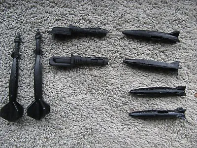 HASBRO GI JOE TERRORDROME FIREBAT Replacement Parts Bombs Missiles Belly Guns • $44.99