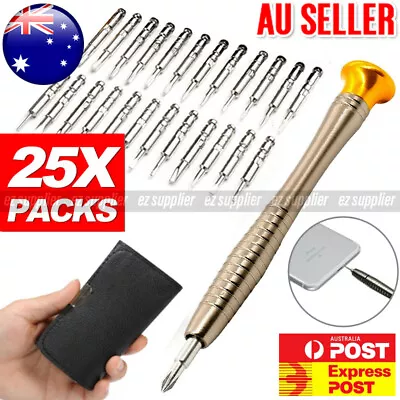 25 In 1 Precision Screwdriver Set Tool Kit Mini Small Torx Repair Fix Laptop HOT • $8.55