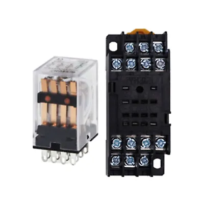 14 Pin Coil Power Relay Socket Base Replacement For Omron MY4NJ MY4N-J PYF14A • $1.99