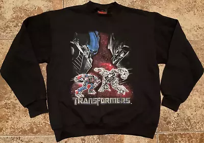 Transformers The Movie 2007 Graphic Sweatshirt ( Youth Large 10-12 ) Preowned • $19