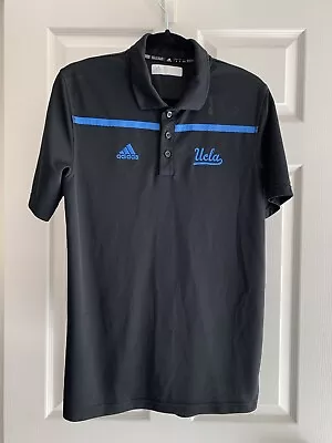 Adidas Climalite UCLA Black Men's Polo/golf Shirt Size Small $8.99 OBO • $8.99