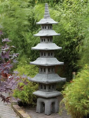 Seven Piece Japanese Pagoda Stone Garden Ornament • £739.99
