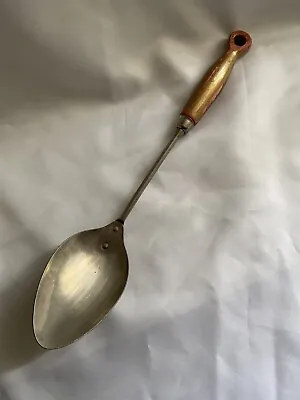 Vintage Wooden Handle Serving Spoon/Ladel • $19