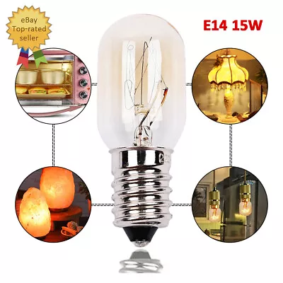 10Pcs Himalayan Salt Lamp Globe Bulb Light Bulbs Heat Resisting 15W E14 Clear • $15.88