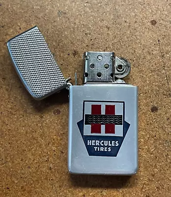 Vintage 1950s HERCULES TIRES Advertising PARK Lighter NEVER FIRED • $32.35