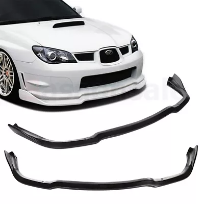 [SASA] Fit For 06-07 Subaru Impreza WRX STi CS2 PU Front Bumper Lip Splitter • $74.99