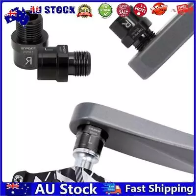 AU 1 Pair 16mm MTB Road Bike Pedal Extender Cycling Accessories (Black) • $20.09