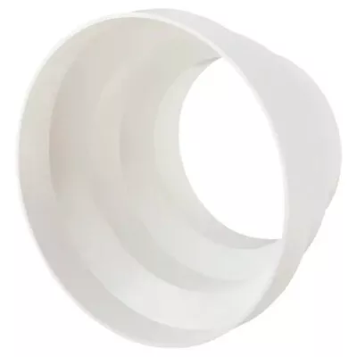 £6.49 • Buy Manrose-150mm(6 Inch) Round Pipe Adaptor To 100mm(4 Inch)-reducer For Flat Duct