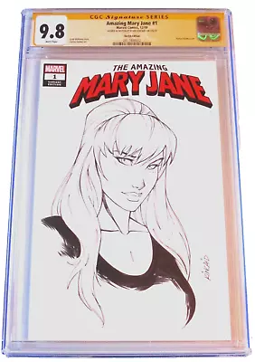 Rare 1/1 Mary Jane #1 Full Sketch Signed By Ryan Kincaid  Cgc Graded  9.8ss Mint • $250