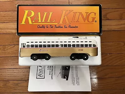 + MTH O Gauge RailKing Philadelphia  Septa  PCC Electric Street Car RK-2503 • $125