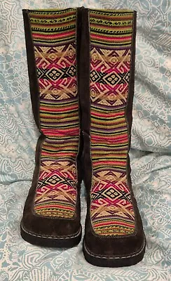 Yoann Cats Handmade Tapestry Boots Size Us 9-9.5 New • $95