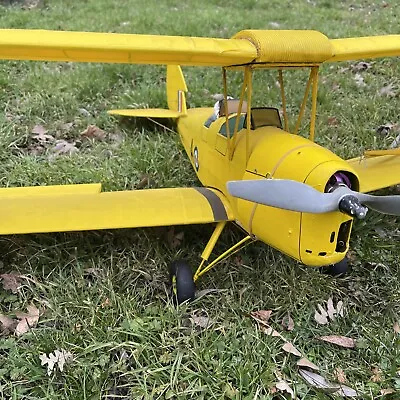 £80 • Buy  Moth Bi Plane 48” Span Electric RC Aeroplane Aircraft Used