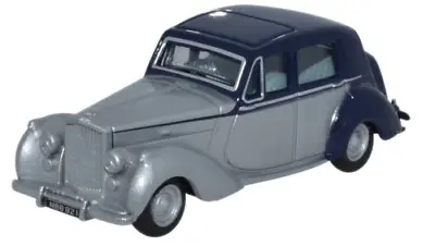 Oxford Diecast 76BN6004 Bentley Mk6 Midnight Blue & Shell Grey OO Gauge • $13.79