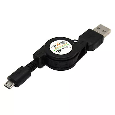 Retractable Micro USB A To USB 2.0 B Male Cable Sync Data Charger For Android 67 • $8.12