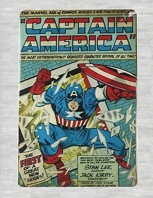 $18.88 • Buy Home Decor Shopping Captain America  Comics Tin Metal Sign