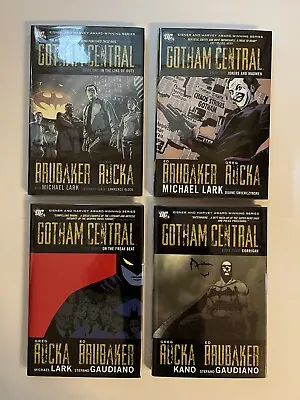 SIGNED By Michael Lark Gotham Central Complete Hardcover 1 2 3 4 Brubaker Rucka • $129