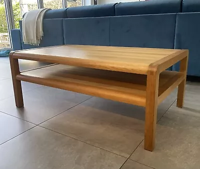 RADIUS Habitat Solid Oak Coffee Table Designed By Simon Pengelly Good Cond. • £350