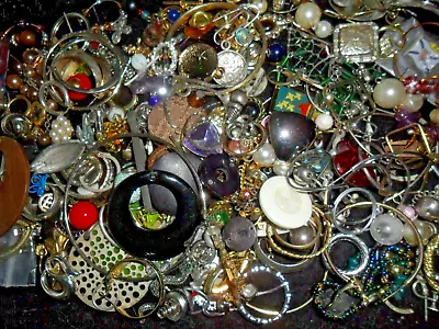 100 Pcs Single Earrings Charms Mix Vintage-jewelry-salvage Repair-craft  62a • $7