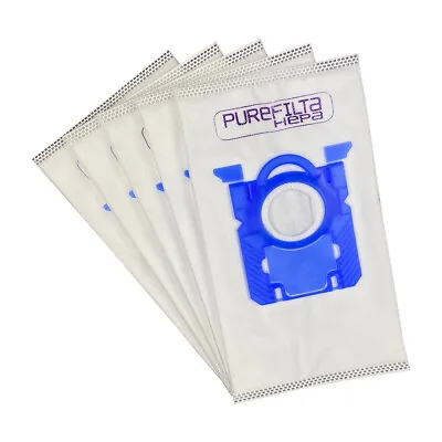 5x S-Bag Vacuum Cleaner Hoover Dust Bags FITS Philips Zanussi Electrolux & AEG • £5.99