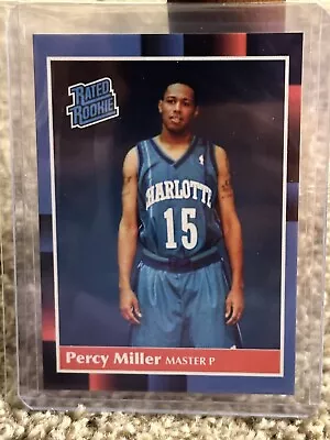 Percey Miller Master P Charlotte Hornets BASKETBALL CUSTOM ROOKIE CARD ACEO  • $8