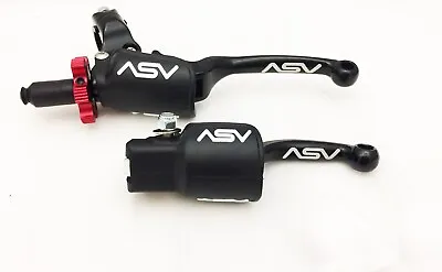 ASV F3 Front Brake Pro Pack Clutch Perch Levers Black Honda CRF 250R 250RX • $179.95