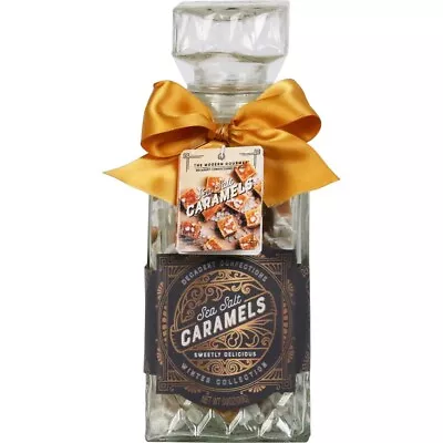 $19.95 • Buy The Modern Gormet Sea Salt Caramels W/ Limited Collection Glass Decanter