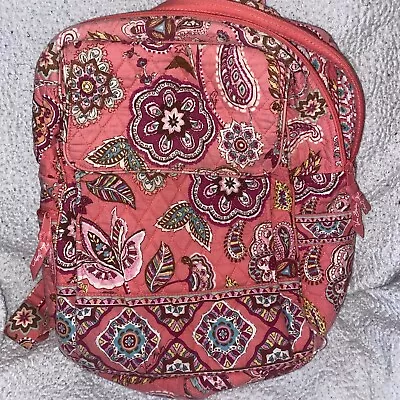 Vera Bradley Call Me Coral Backpack 14x12x3 • $32