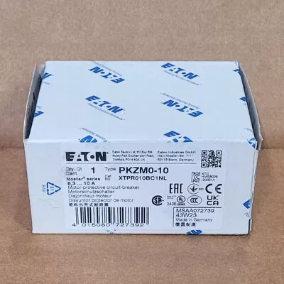 New EATON Moeller PKZM0-10    Motor Protective Circuit Breaker • $54.95
