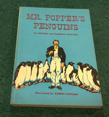 1964 MR POPPER'S PENGUINS Richard Florence Atwater Scholastic 1st Printing SBS • $8