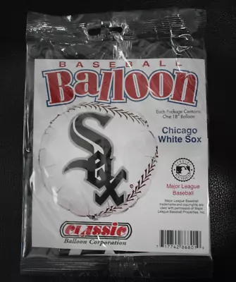 MLB Chicago White Sox 18  Round Mylar Balloon Baseball Party • $3