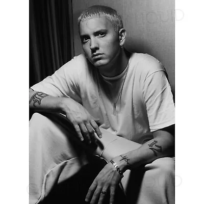 Eminem Poster Print Wall Art Hip Hop Rapper - Rapper Wall Print Music Poster • £5.99